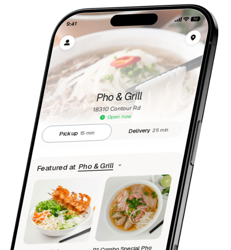 Pho & Grill app preview