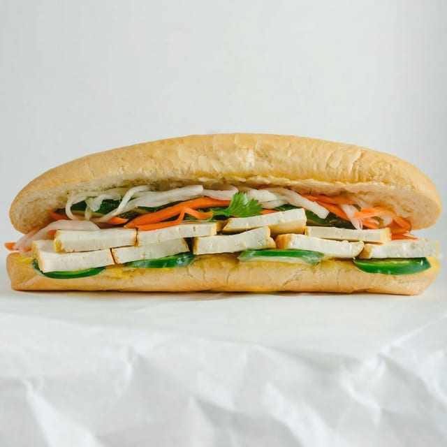 M4. Vegetarian with Tofu Sandwich.