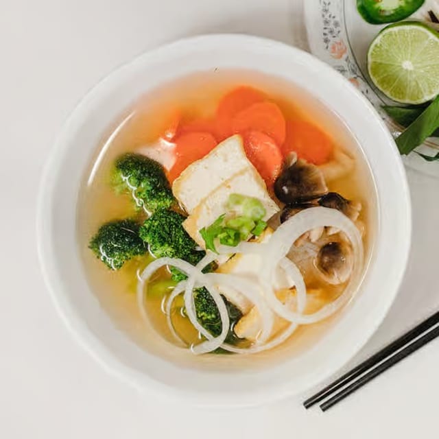 P13. Vegetarian with Vegetable Broth Pho.