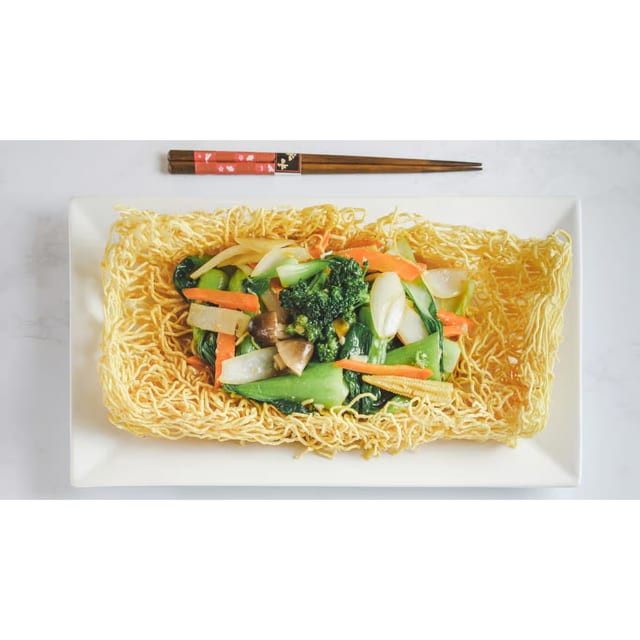 V3. Crispy Egg Noodles.