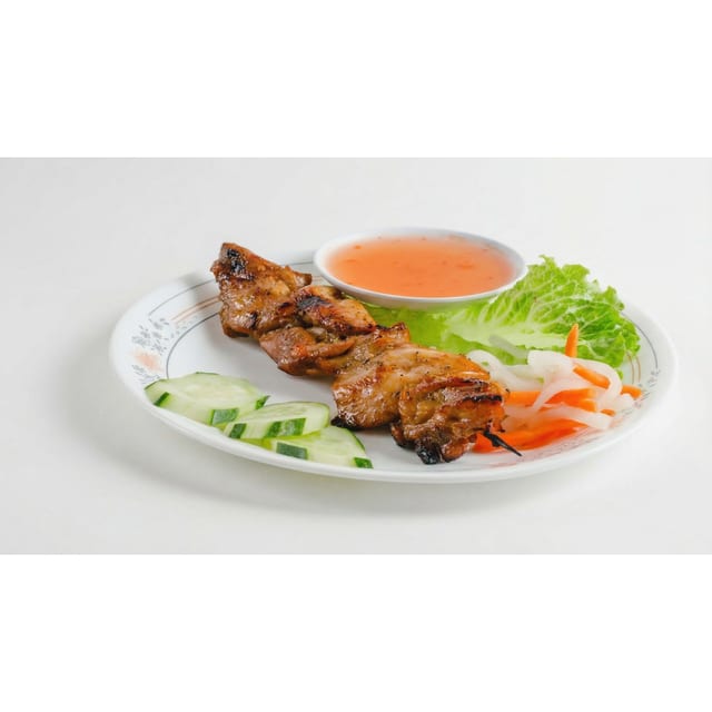 A8. Grilled Shrimp Skewer.